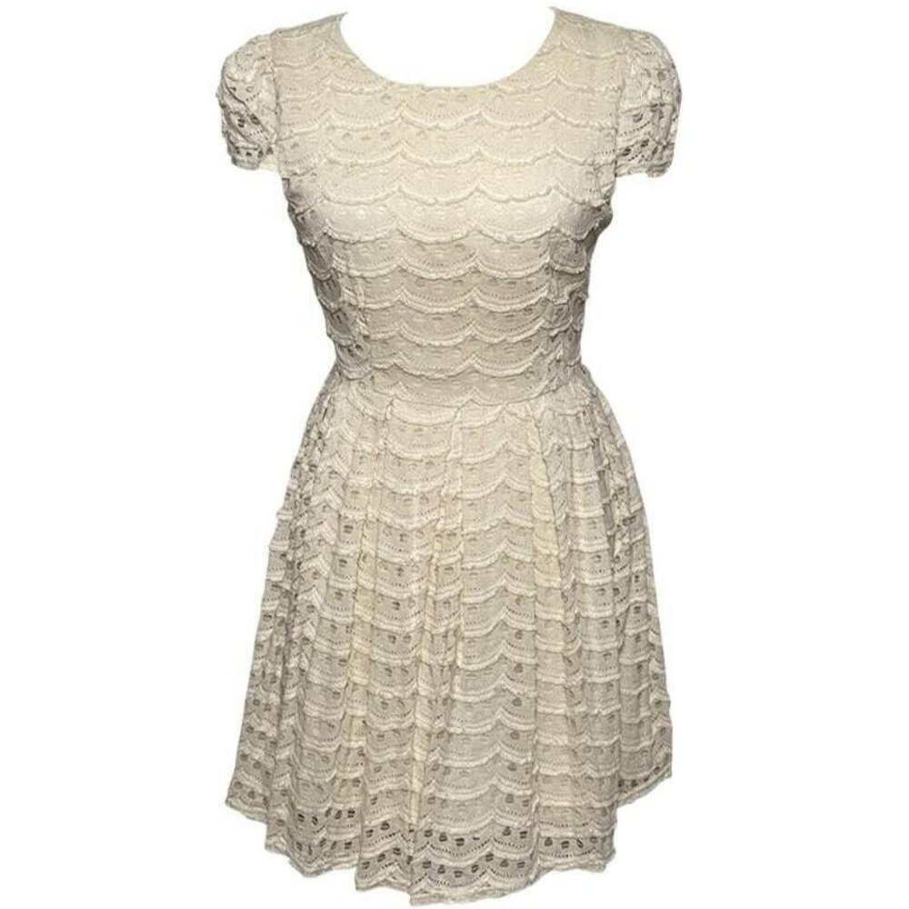 Lace & Beige Dress
